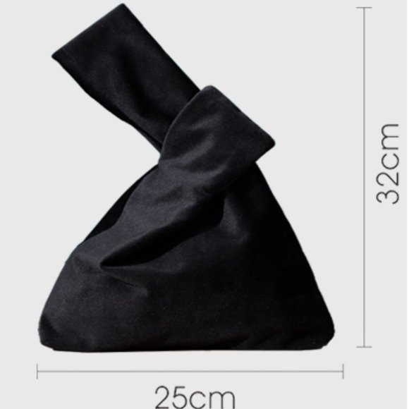 Velvet Knot Wrist Bag - Picture 3 of 3